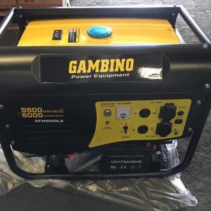 Promo Genset Gambino 5000 watt GFH 8800 LX/ GFH8800LX COD