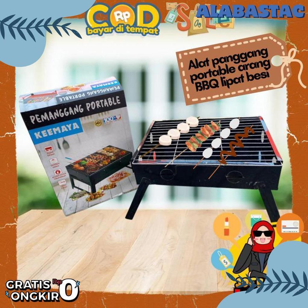 [Joeragan Lapak] Alat Pemanggang Panggangan Arang Portable Bbq Grill Pembakaran Bakar Bakaran Besi S