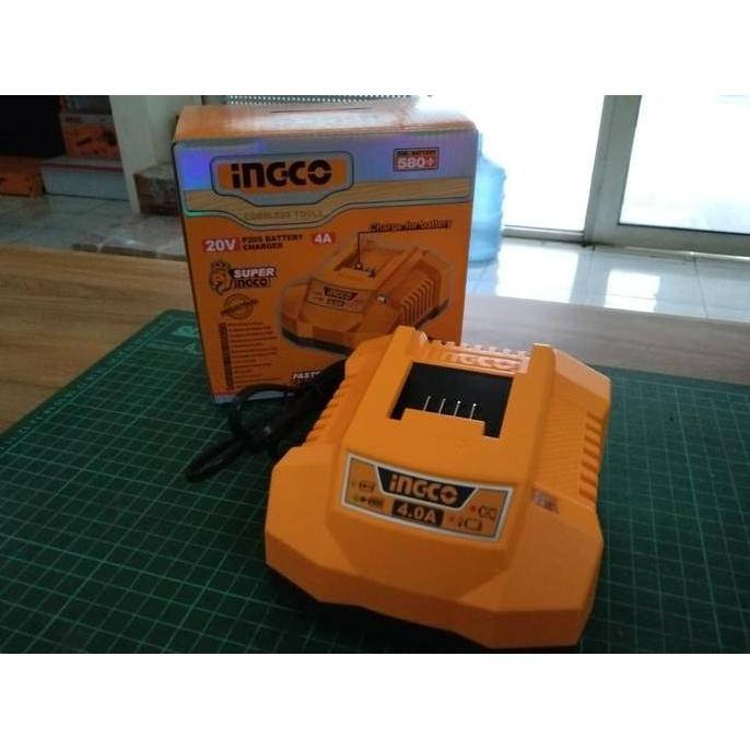 Promo Fast Charger 4A baterai INGCO 20V FCLI20411 Diskon
