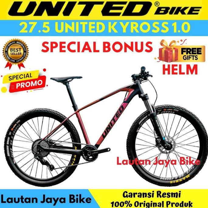 SEPEDA MTB UNITED KYROSS 1.1 FRAME CARBON