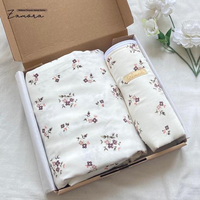 Promo Hampers Mukena Dewasa Terusan Motif | Paket Mukena | Gift Box Terbaru | Katun Rayon Viscose Pr