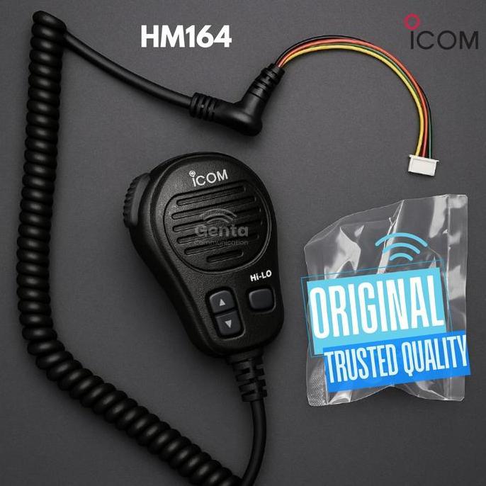 Promo Icom Hm164 Hand Microphone / Extra Microphone Icom Ic M200 Ic M304 Garansi Baru Bagus Termurah