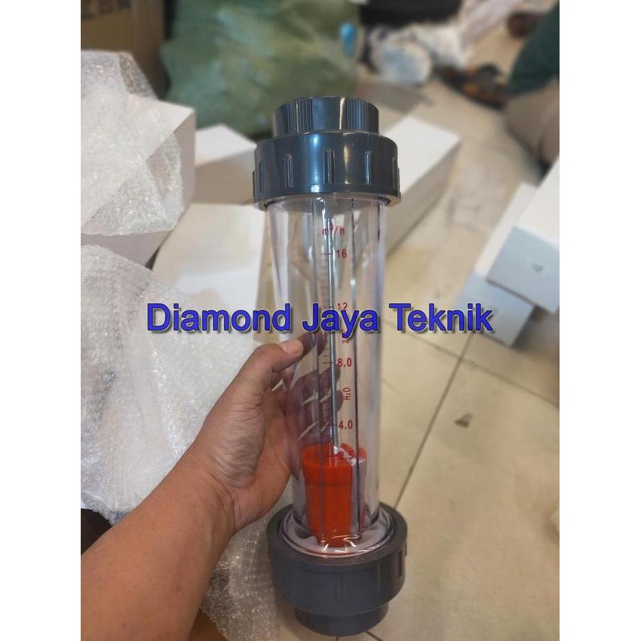 Flow Meter Rotameter 2,5 Sd 16 M3 Meter Kubik /  Rotameter 2" Inch / Rotameter Lzs65 Plastic Tube 2"