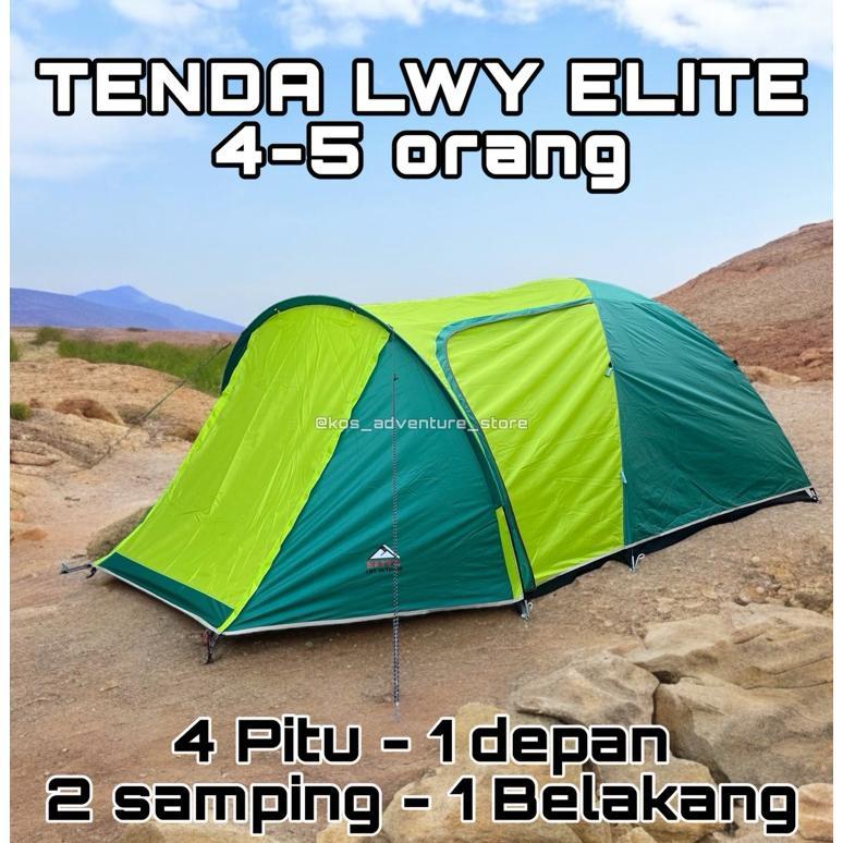 Tenda Camping Elite LWY outdoor / Tenda Ley Elite / Tenda Camping Family Dome Ter / Tendaki Kapasita
