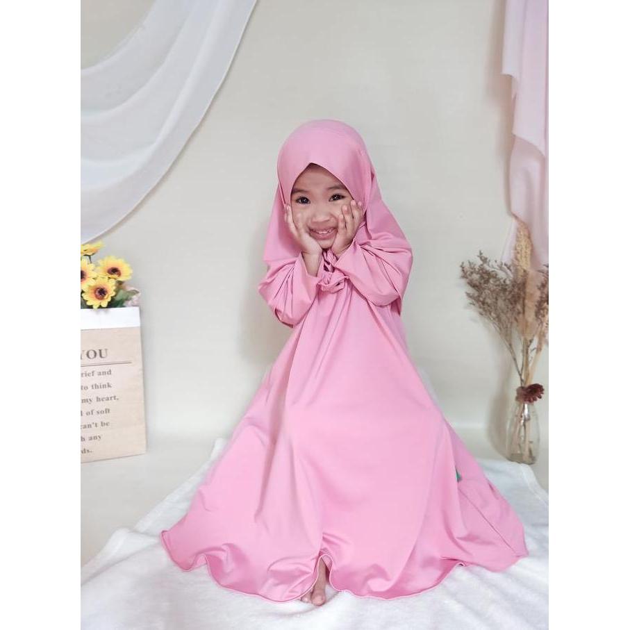 Baju Gamis Anak Perempuan Baju Muslim Bayi Perempuan Umur 1 - 4 Tahun