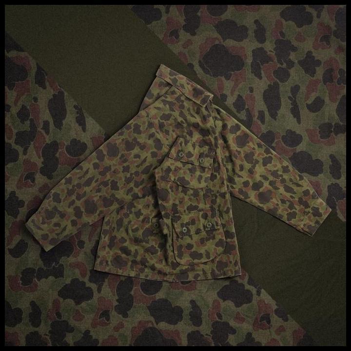 Terlaris Prblm Og25/002 Vintage Hunting Jacket Tropical Frogskin Camo