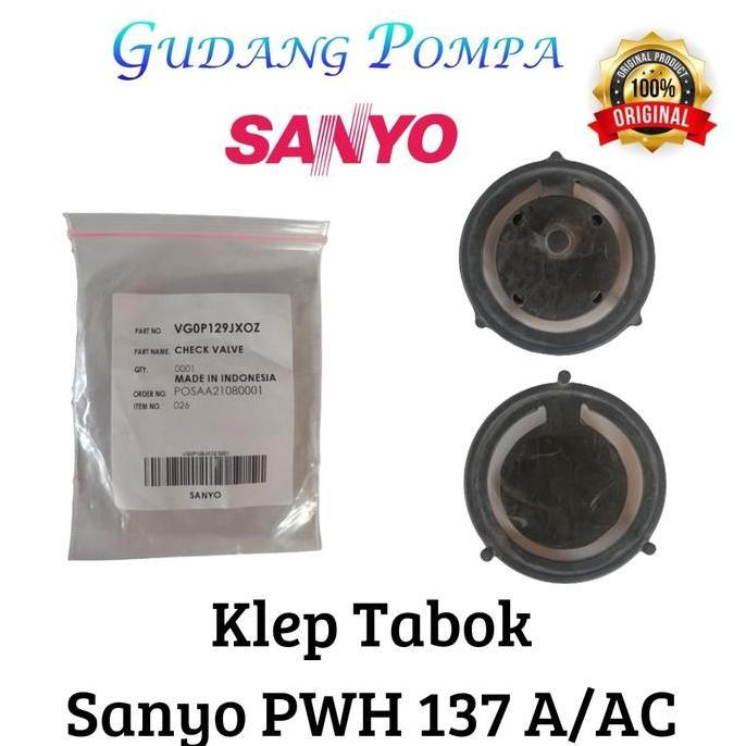 Klep Tabok Sanyo PWH 137 A/AC