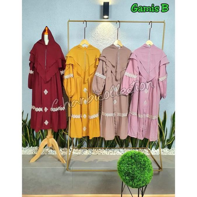 Gamis Ceruti Babydoll Premium Anak/ Gamis Ceruti Polos/ Gamis Ceruti Premium Anak/ Anak Ceruty Musli