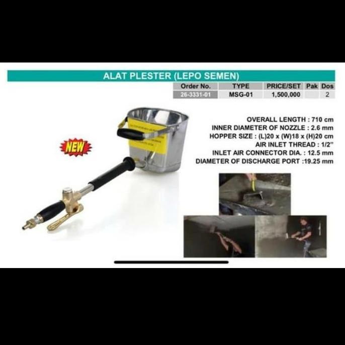 ] WIPRO Alat Plester Lepo Semen Mortar Spray Gun