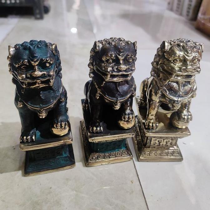 siap kirim] patung qilin kilin kuningan fengsui