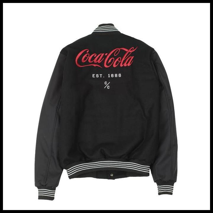 Terbaru Kalibre | Coca-Cola Jaket Varsity  Black 970486
