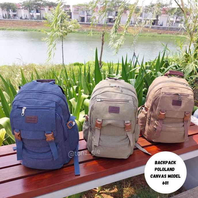 TAS RANSEL KANVAS ORIGINAL PRIA WANITA
