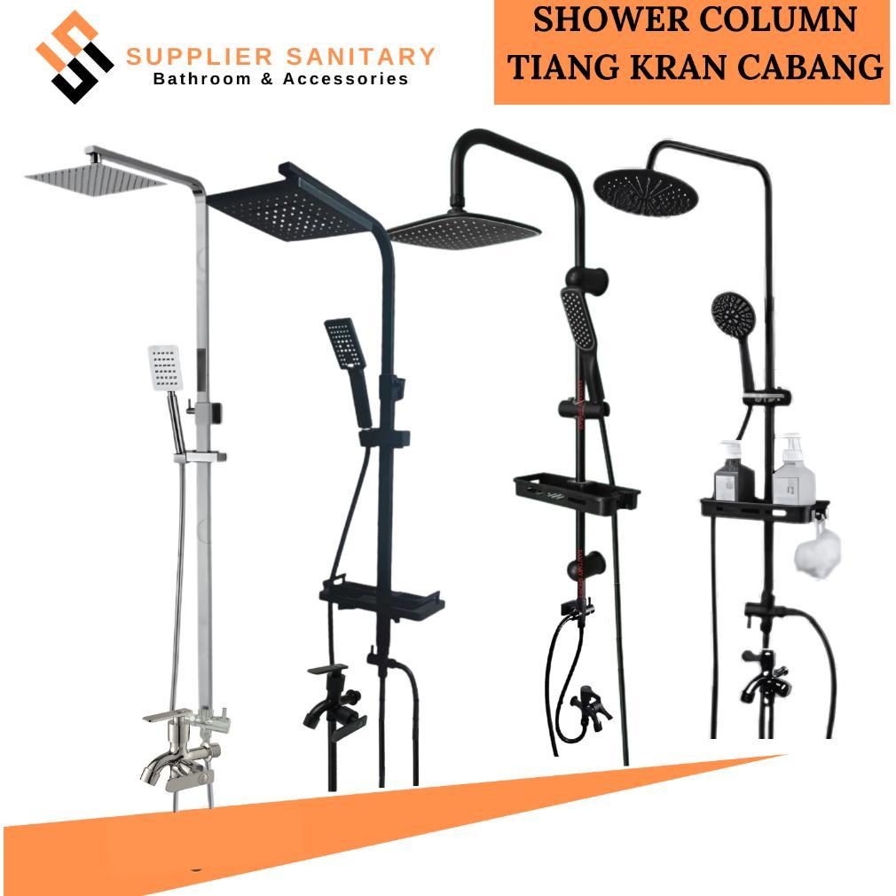 SHOWER TIANG PAKET KRAN CABANG/SHOWER KAMAR MANDI