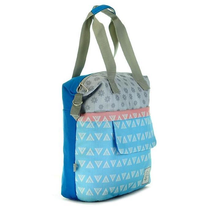 Threerey tas slempang, tote bag multifungsi LAMERI TD30109 Kantong Totebag