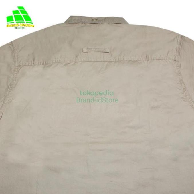 Kemeja Pria Safari Camel Active Lengan Pendek 2 Pocket Orinal Khaki