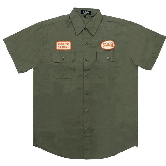 Von Dutch Workshirt 1497 Army Green