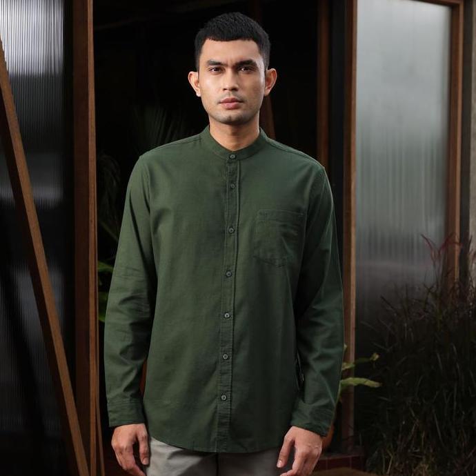 Emba Classic - Rona Kemeja Koko Pria Kerah Shanghai Lengan Panjang Collection Baju Muslim