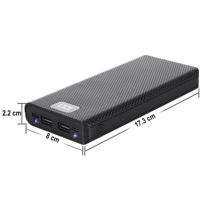 Kebidu Power Bank Case DIY Powerbank untuk 8 Baterai 18650 PB Rakitan - C18