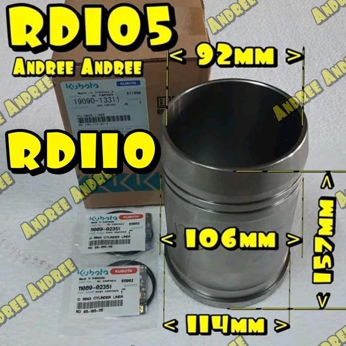 *:*:*:*:*] Cylinder Liner Foring Bambu Kubota RD105 RD110 RD-105 RD-110 Original