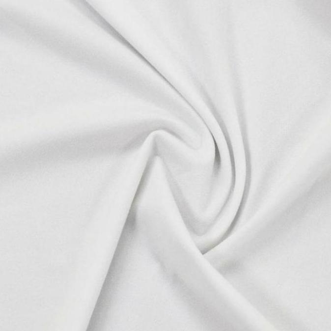 Lansungkirim- Kain Polos Putih Meteran