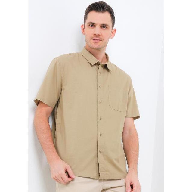 Hush Puppies Kemeja Pria Pardee Khaki