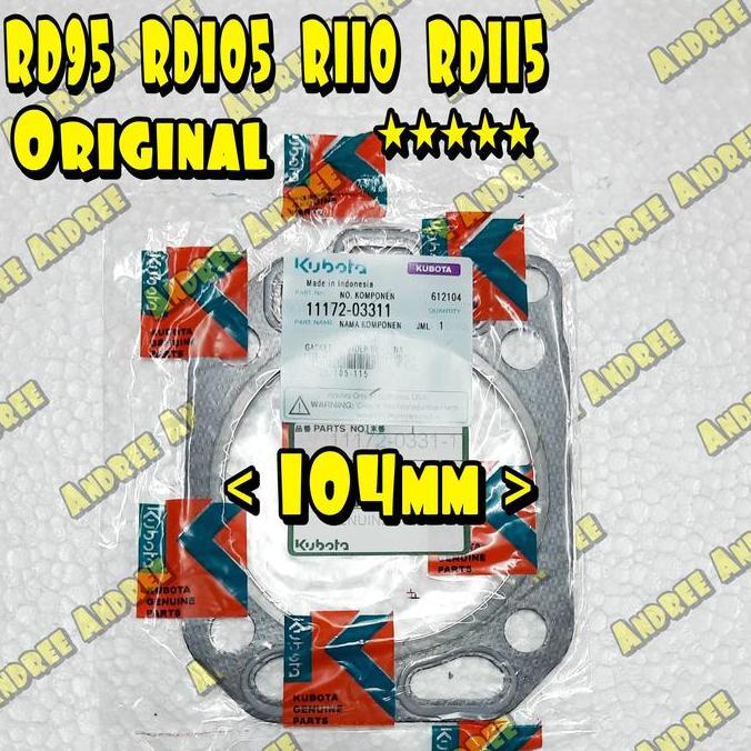 `````````] RD105 RD115 Paking Gasket Cylinder Head Kubota RD 105 115 Original