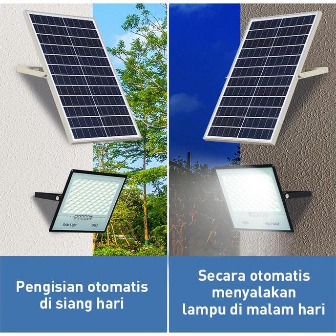 Jual, Beli 1 Gratis 1Lampu Tenaga Surya Matahari Baterai Surya 1500W Lampu Led Surya Solar Cell Lamp
