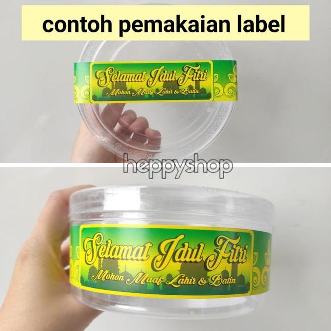 &<&<&<&] Label Toples Kue Lebaran, Label Toples Idul Fitri, Pita Toples Kue