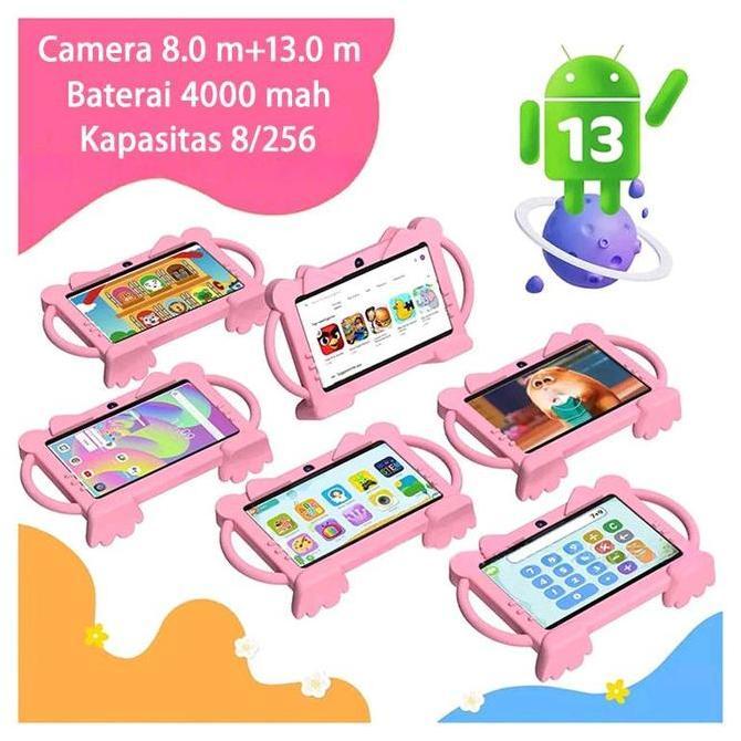 MONSTER TAB Tablet Anak Edukasi 7 Inch RAM 8/256GB tablet android/tablet anak untuk belajar/tablet a