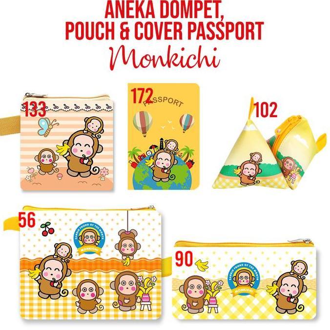 ~~~] Monkichi Sanrio Dompet Mini Wallet Case Pouch Sling Bag Tas Selempang