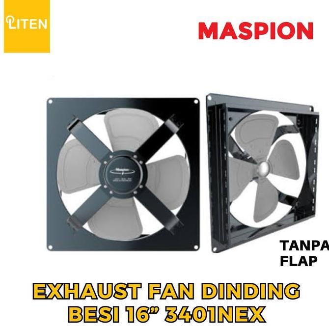 Exhaust Fan Dinding Besi Maspion Mv3401Nex Wall Exhaust Fan 16 Inch 16