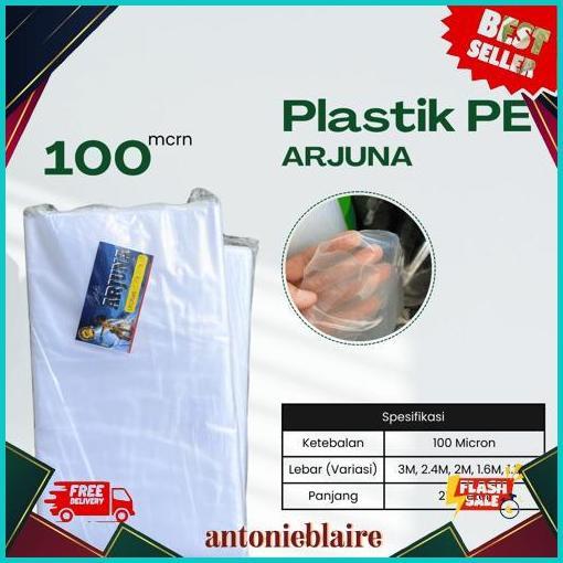 Plastik Sungkup PE Penutup Naungan Bibit Tanaman Lebar 3 meter / Plastik Cor / Plastik Serbaguna Mur