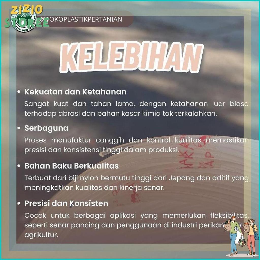 Senar Cap Ikan Kakap  Ukuran 400 (25)  per Roll /Tali Senar Pancing / Senar Layangan BIGDEAL