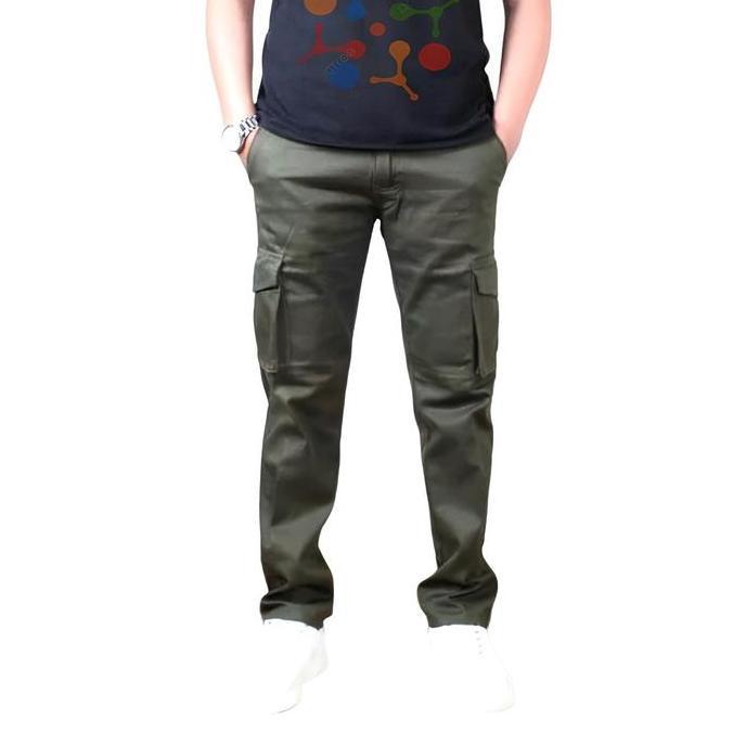 Celana CARGO Panjang Pria Slim Fit