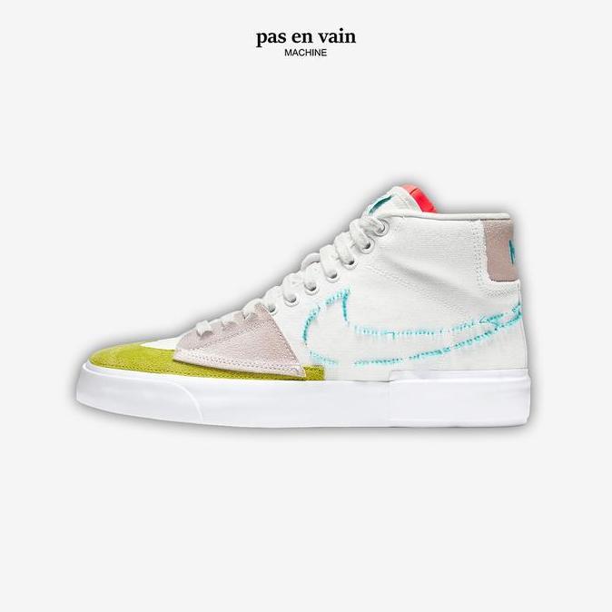 Nike SB Zoom Blazer Mid Oracle Aqua 100% Orinal