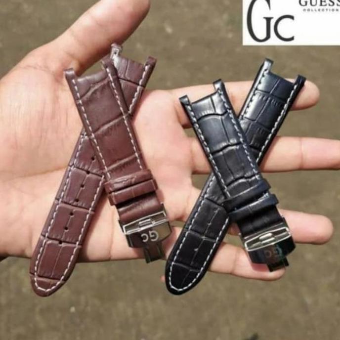Tali Jam Tangan Kulit Guess Collection Gc Strap 22Mm Buckle Butterfly Promo