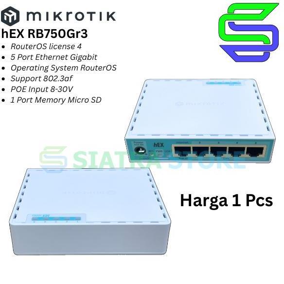 Necting- Mikrotik Rb750Gr3 Hex / Rb750Gr3 Hex Router Mikrotik