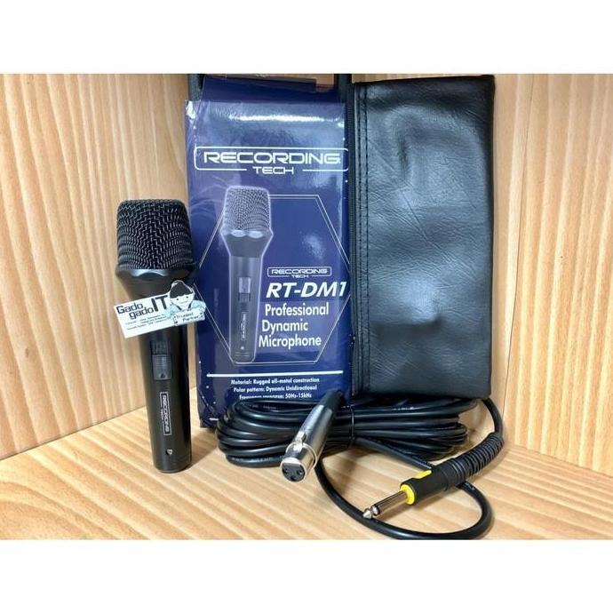 DYNAMIC MICROPHONE RECORDING TECH RT-DM1 FOR MIC KARAOKE AND RECORDING