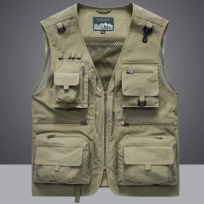 FREE ONGKIR JAKET ROMPI PRIA CASUAL KOMBINASI VEST PRIA