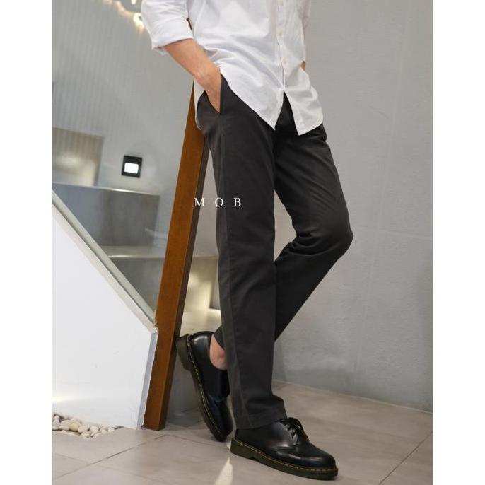 Celana Panjang Banana Republic Emerson Straht Grey Orinal