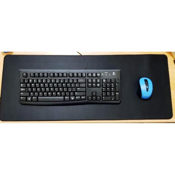 Xcinox- Sku-1048 Mousepad Gaming Hitam Polos 70X30 / Mouse Pad 70 X 30 Cm