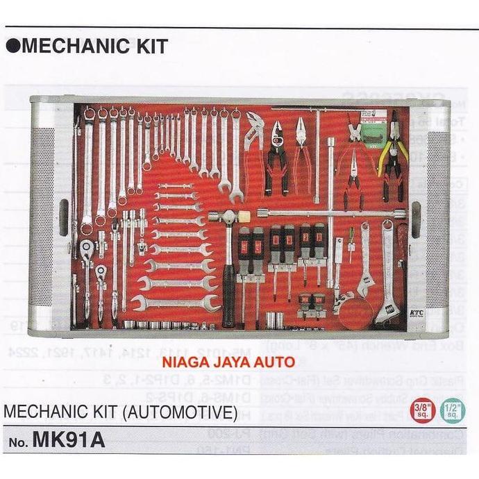 Promo TOOL SET MEKANIK KTC MK 91 A Diskon