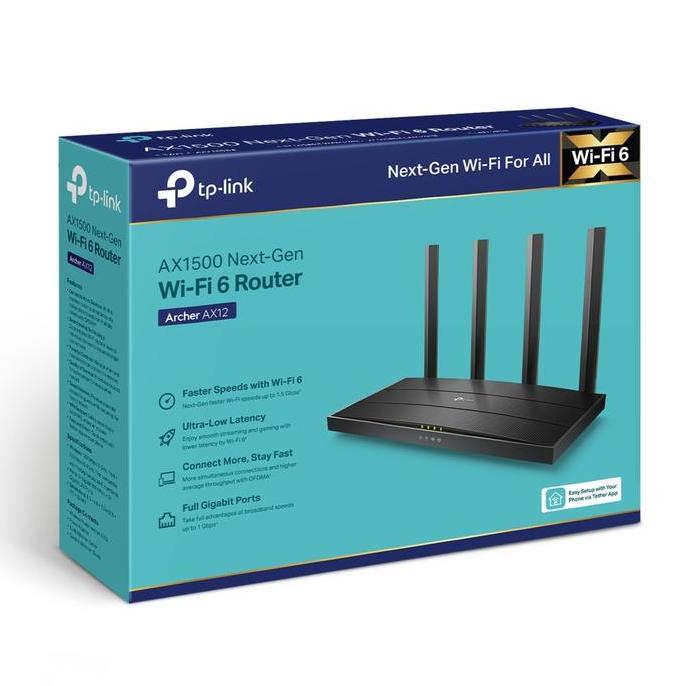 Necting- Tp-Link Archer Ax12 Ax1500 Wi-Fi 6 Router Tplink Archer Ax12 Ax 12