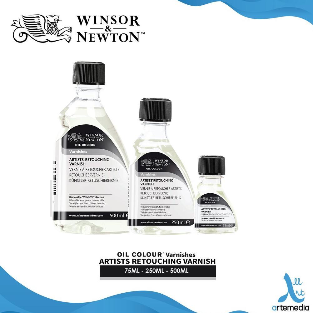 Winsor & Newton Artists Gloss Retouching Varnish Oil Painting Vernis Lukisan Minyak