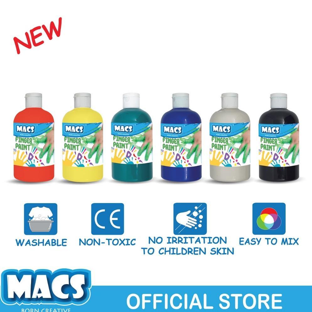MACS Finger Paint / Finger Painting / Cat lukis 500ml