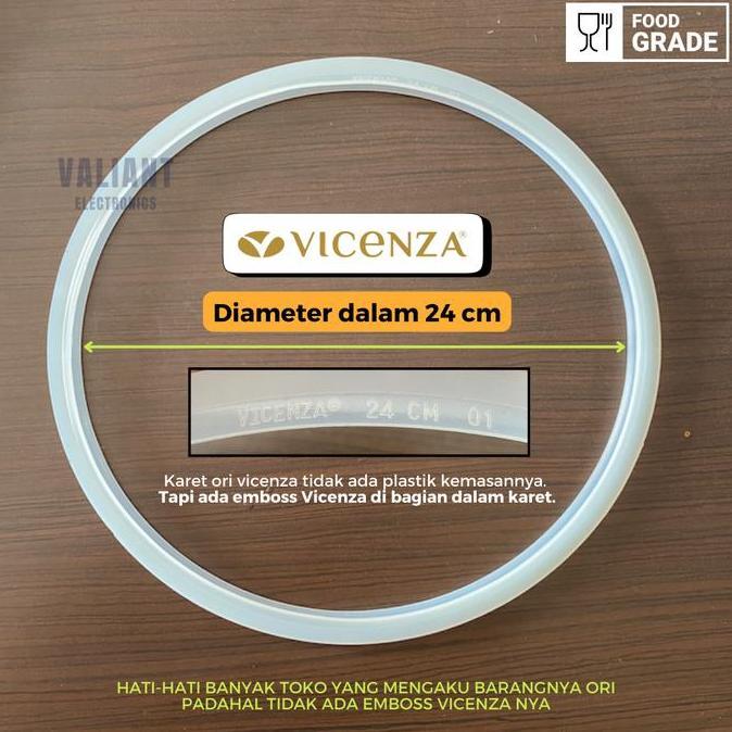 Kualitass- Karet Seal Panci Presto Vicenza Original