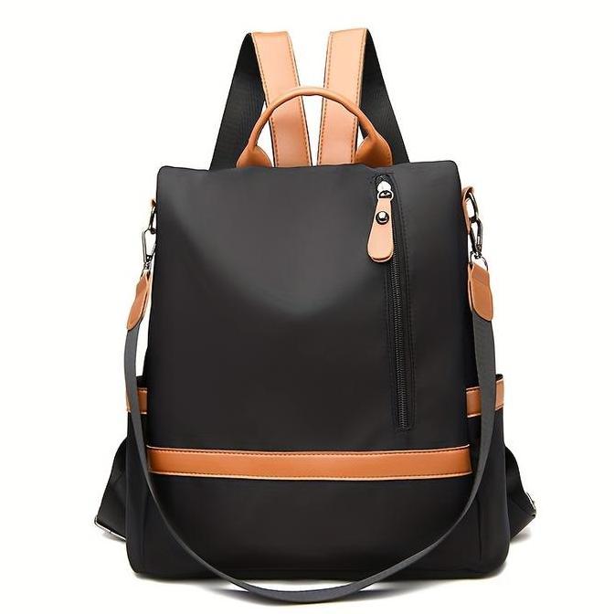 2satuseller  - bisa wanita tas ransel wanita serbaguna tas gendong kulit sintetis multifungsi anak p