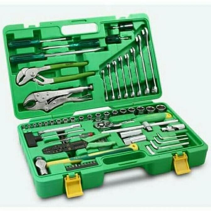 Promo Tekiro Mekanik tools 100 pcs / Tekiro tool set 100 pcs Diskon