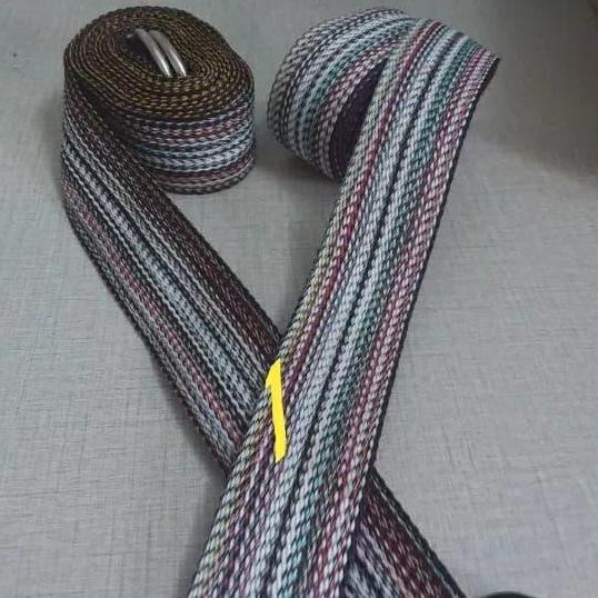 Strap Yoga / Belt Yoga Bahan Webbing Katun Motif Gradasi