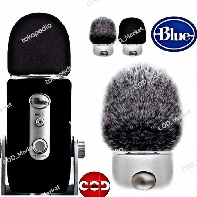 Busa Microphone Blue Yeti, Yeti Pro, Yeti X / Spon Mic Biru Yeti PRO X